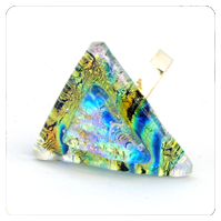 glasschmuck ring dichroic